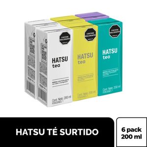Té Hatsu Surtido 200 Ml X6 Unds