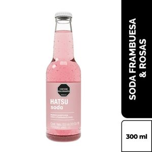 Soda Hatsu Frambuesas & Rosas 300 Ml