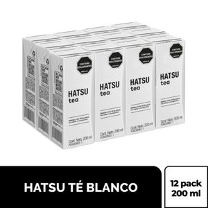 Té Hatsu Blanco Mangostino 200 Ml X12 Unds