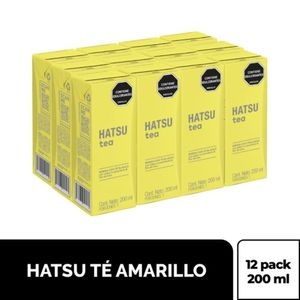 Té Hatsu Amarillo Carambolo y Flor de Loto 200 Ml X12 Unds
