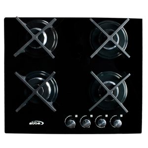 Cubierta Empotrable Abba Gas Propano 4 Puestos Vidrio Cg401-V5Cnewgp