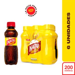 Bebida Malta Natumalta 200 Ml X6 Unds