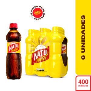 Bebida Malta Natumalta 400 Ml X6 Unds