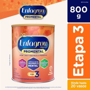 Alimento Lácteo Enfagrow Premium Promental Natural Etapa 3 - Lata 800 G