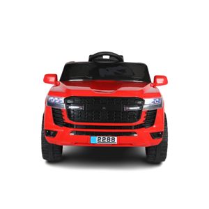 Camioneta Électrica Montable Toyota Lc300 Niños Niñas 2 Asientos Rojo