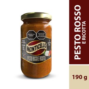 Salsa Monticello Pesto Rosso e Ricotta 190 G