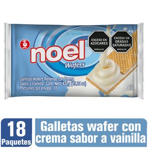 Galleta Noel Wafers Vainilla 432 G