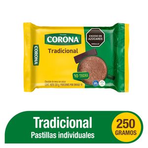 Chocolate de Mesa Corona 250 G X10 Unds