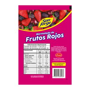 Mermelada San Jorge Frutos Rojos  Doypack x 400gr