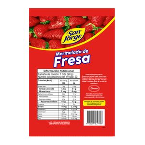 Mermelada San Jorge Fresa 400 G