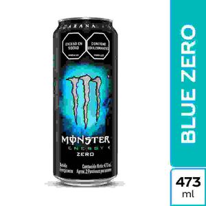 Bebida Energizante Monster Blue Zero 473 Ml