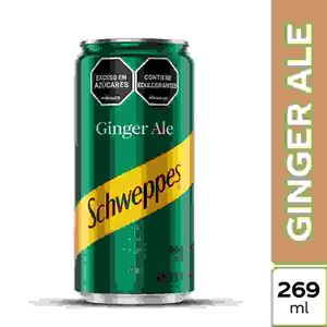 Gaseosa Schweppes Ginger Ale 269 Ml