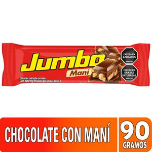 Chocolatina Jumbo Jet Maní 90 G