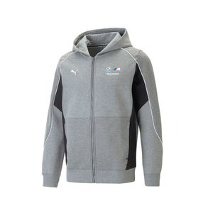 Chaqueta Puma BMW M Motorsport Hooded Sweat Hombre Color Gris Negro Blanco