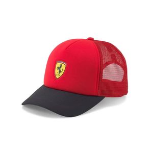 Gorra Puma Ferrari Sptwe Race Trucker Hombre Color Rojo Negro Amarillo
