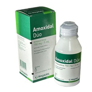 AMOXIDAL DUO 750 MG SUSPENSION X 70 MILILITROS