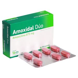 AMOXIDAL DUO 875 MG CAJA X 14 COMPRIMIDO