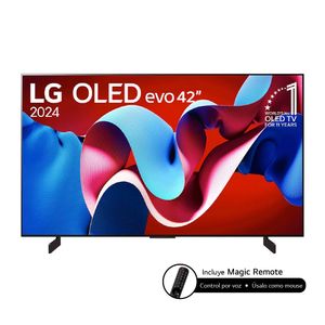 Televisor LG 42 Pulgadas OLED UHD 4K Smart Tv Webos 24 OLED42C4Psa