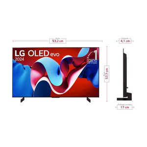Televisor LG 42 Pulgadas OLED UHD 4K Smart Tv Webos 24 OLED42C4Psa
