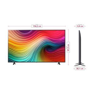 Televisor LG 70 Pulgadas Nanocell UHD 4K Smart TV Webos 24 70Nano80Tsa