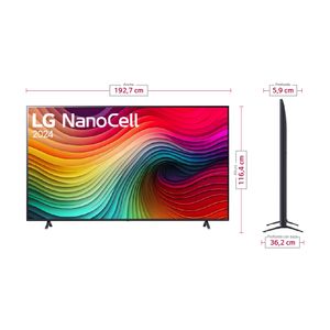Televisor LG 86 Pulgadas Nanocell UHD 4K Smart TV Webos 24 86Nano80Tsa