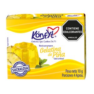 Gelatina Kónfyt Piña Sin Azúcar 10 G