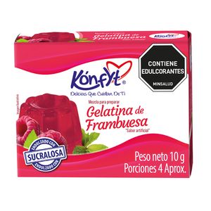 Gelatina Kónfyt Frambuesa Sin Azúcar 10 G