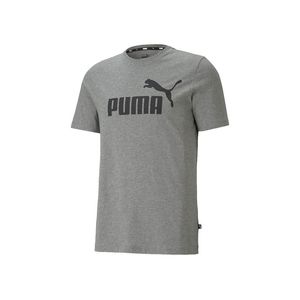 Camiseta Puma Essentials Logo Hombre Color Gris Negro