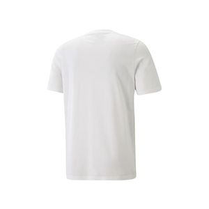 Camiseta Puma Graphics Wording Tee Hombre Color Blanco Negro Gris