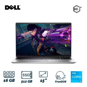 Portátil Dell 15 Inspiron 3520 Intel Core i3 1215U 16GB RAM SSD 512GB 15P