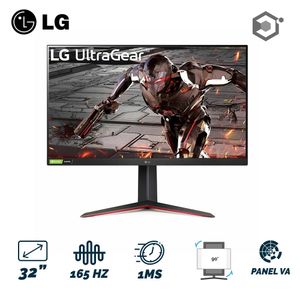 Monitor LG 32GN55R Gamer Pivoteable 32 Pulgadas VA FHD 1MS 165Hz