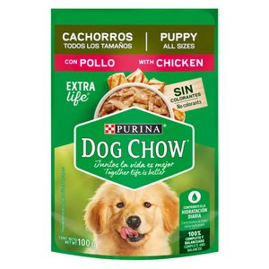 Alimento Perro Dog Chow Húmedo Cachorros Pollo 100 G