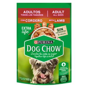 Alimento Perro Dog Chow Húmedo Adultos Cordero 100 G