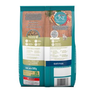 One Gatitos Pollo y Carne X 500 G