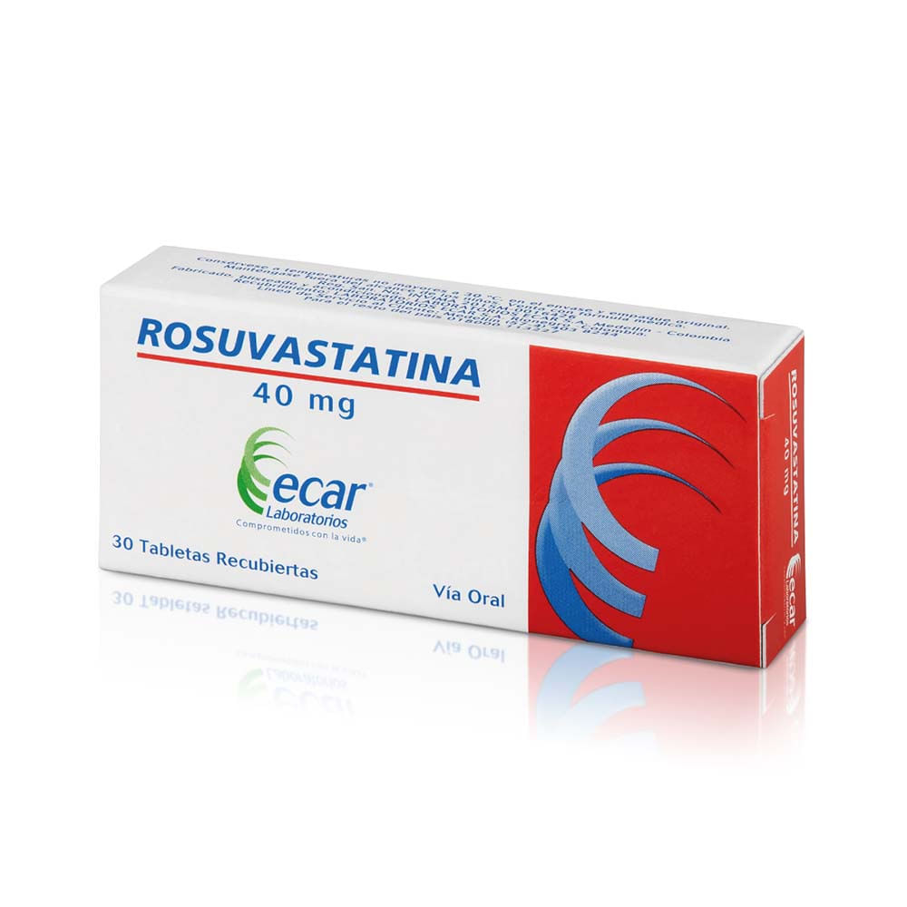 ROSUVASTATINA 40 MG CJ X 30 TAB ECAR
