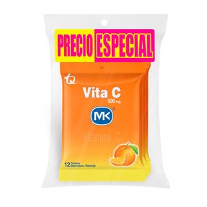 Vita C Mk Naranja 3 Paquetes X 12 Unds Oferta