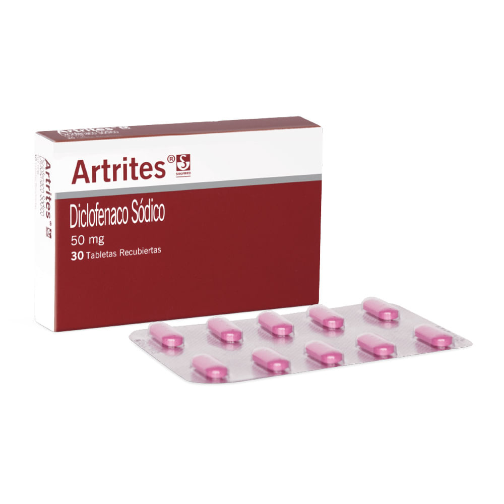ARTRITES 50 MG BLISTER X 10 TABLETAS