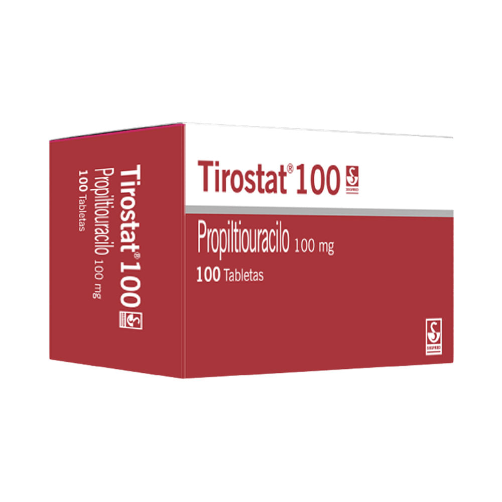 TIROSTAT 100 MG CAJA X 100 TABLETA