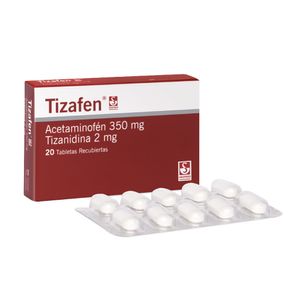 TIZAFEN 350MG/2MG CAJA X 20 TABLETA