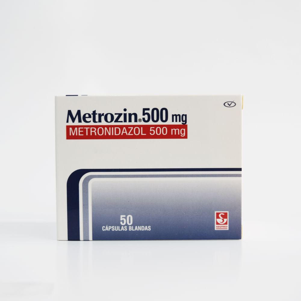 METROZIN 500 MG CAJA X 50 CAPSULA