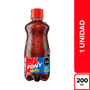 Bebida Pony Malta en Botella PET 200 ML