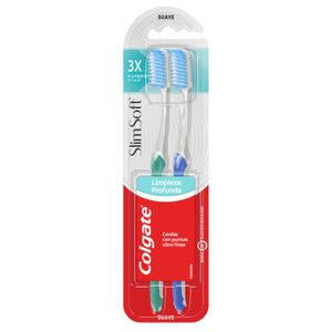 Cepillo de Dientes Colgate Slim Soft Suave X2 Unds