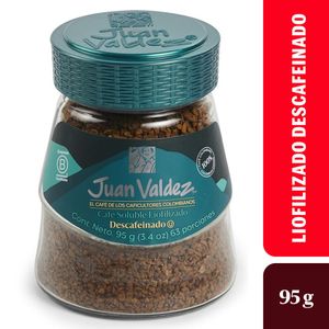 Café Juan Valdez Liofilizado Descafeinado 95 G