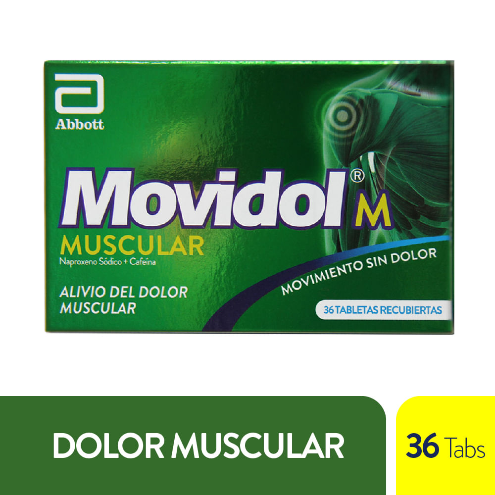 MOVIDOL M 220/50 MG CAJA X 36 TABLETAS