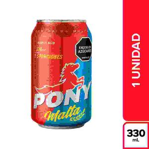 Pony Malta en Lata 330 Ml