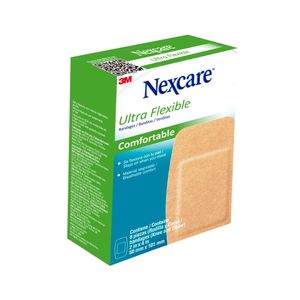 CURA NEXCARE ULTRA FLEXIBLE RODILLA Y CODO CAJA X 8 UNIDADES