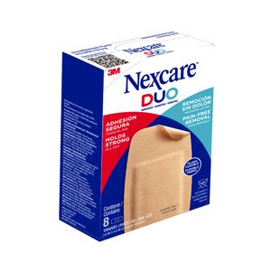 CURA NEXCARE DUO RODILLA Y CODO CAJA X 8 UND