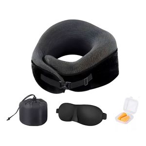 Almohada Cojin Cuello Para Viaje Noobe Cervical Con Accesorios