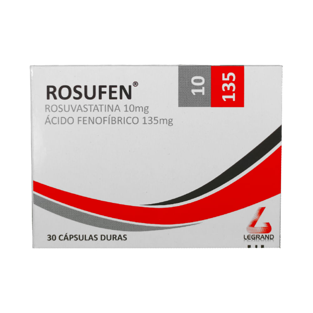 ROSUFEN 10MG/135 MG CAJA X 30 CAPSULAS
