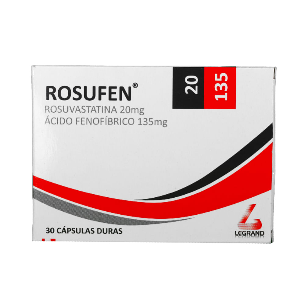 ROSUFEN 20MG/135 MG CAJA X 30 CÁPSULA